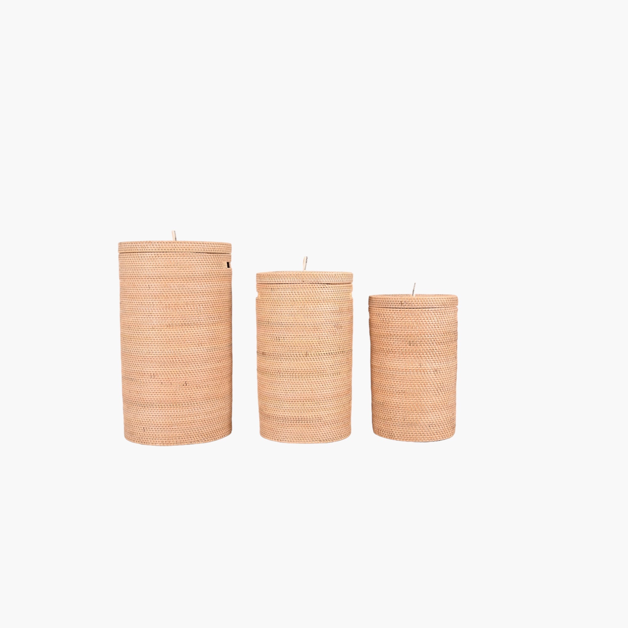 Håndlavet bambuskurv i naturlig bambusdesign